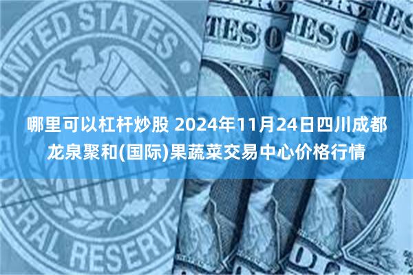 哪里可以杠杆炒股 2024年11月24日四川成都龙泉聚和(国际)果蔬菜交易中心价格行情